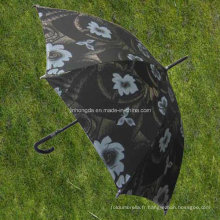 Fujian fleur bleu clair imperméable parapluie droit (YSS0094-6-3)